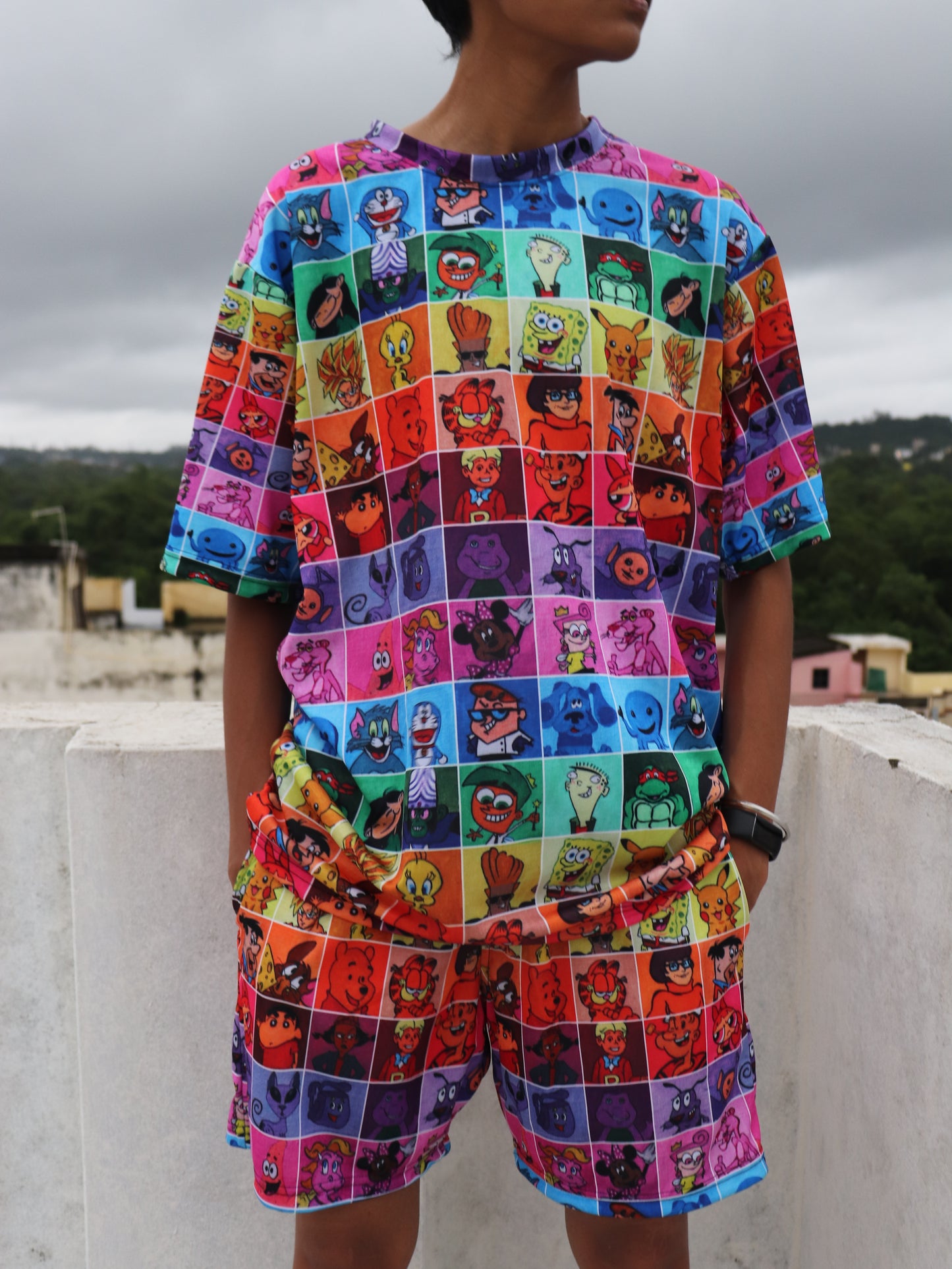 90's Cartoons Pattern-02 T-Shirt