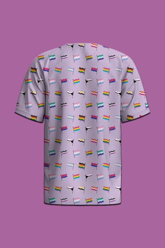 Little Pride Flags Pattern T-Shirt
