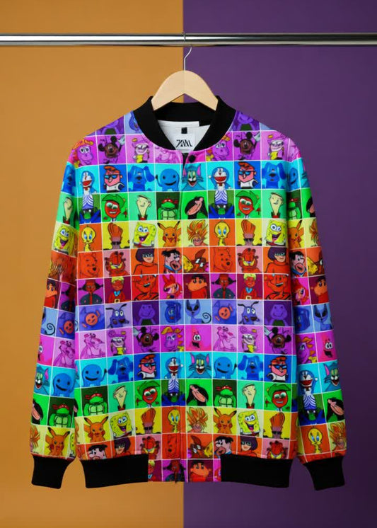 90s CARTOONS Unisex Bomber Jacket