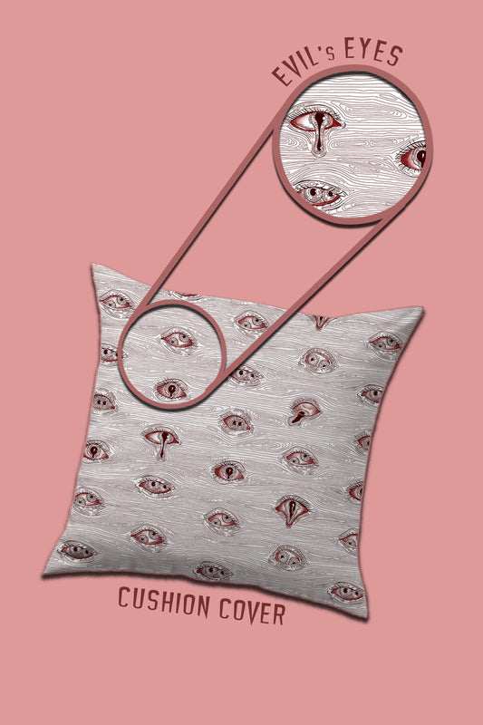 Evil's Eyes Cushion Cover