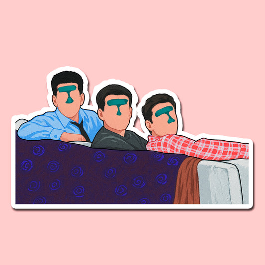 F.R.I.E.N.D.S. (The T-zone) Sticker (4x3 in)