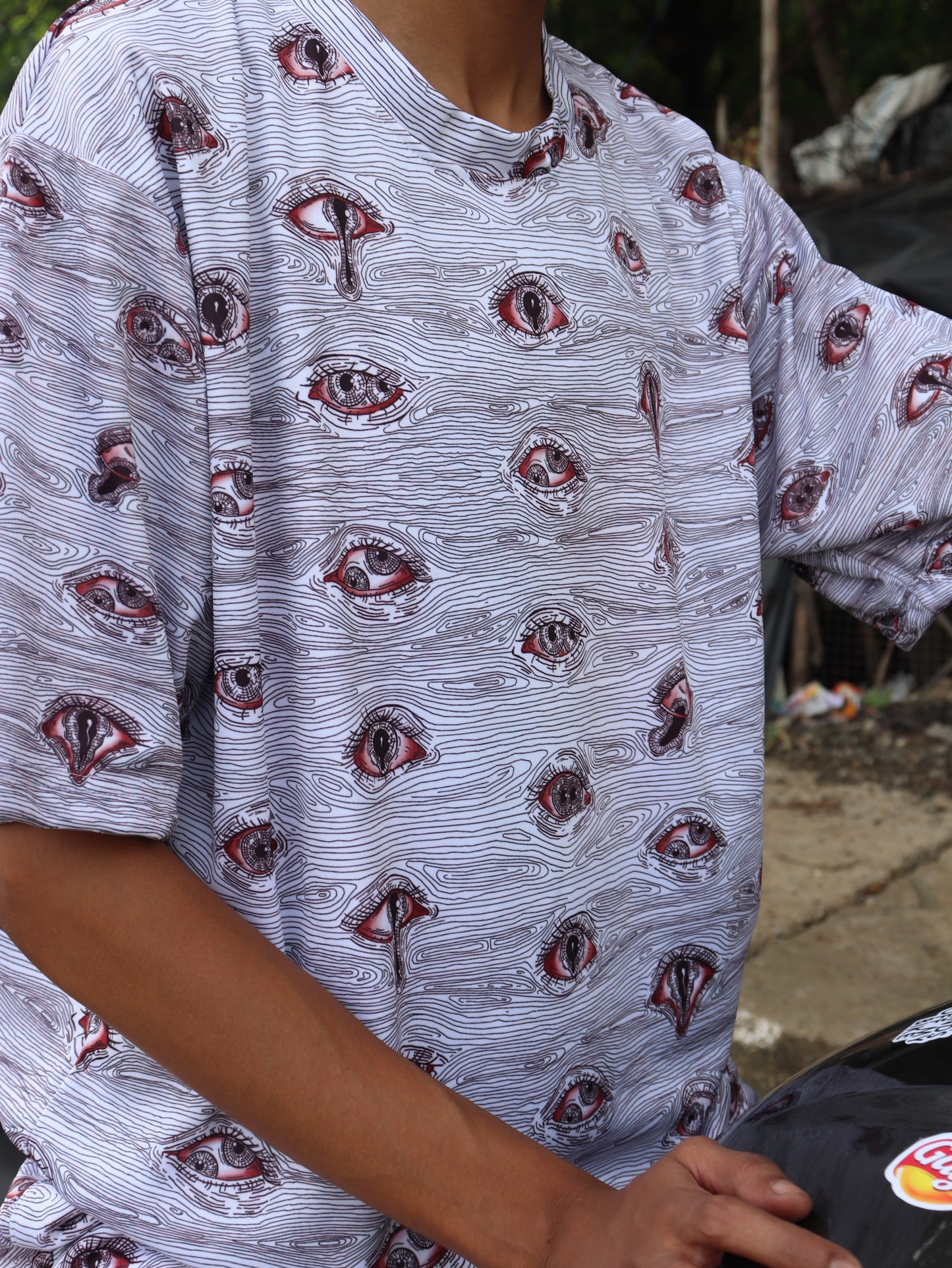 Evil's Eyes Oversized Tee