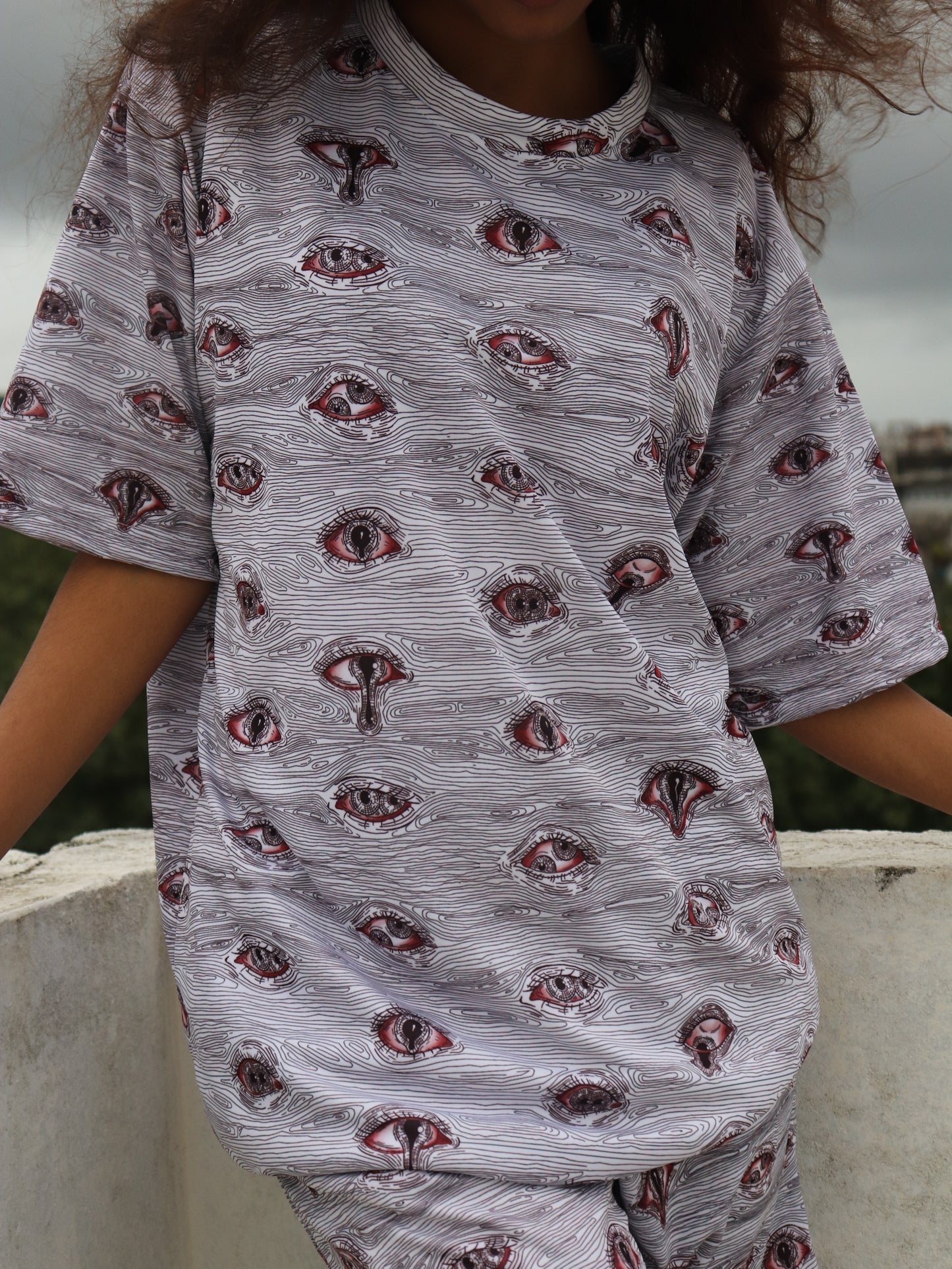 Evil's Eyes Oversized Tee