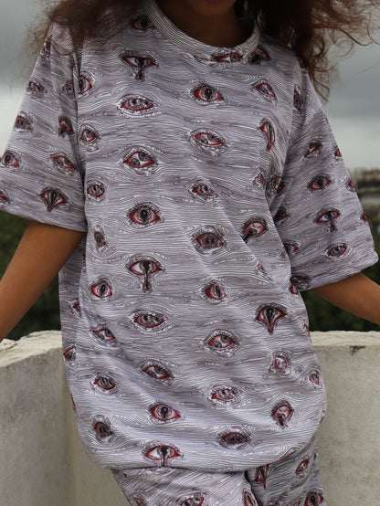 Evil's Eyes Oversized Tee