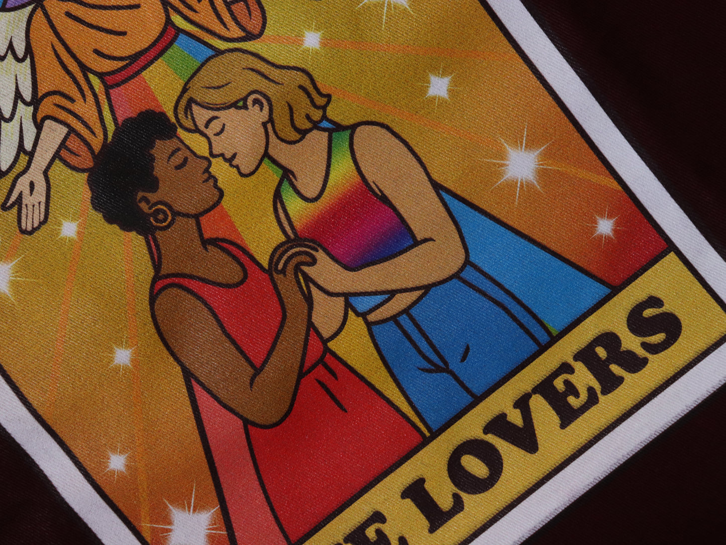 Tarot: The Lovers Card Zipper Tote Bag