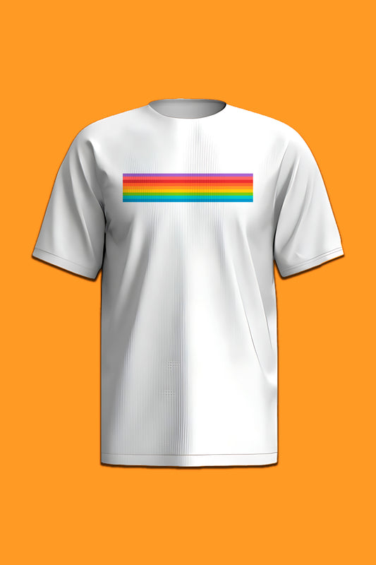 Traditional Pride Flag Pattern T-Shirt
