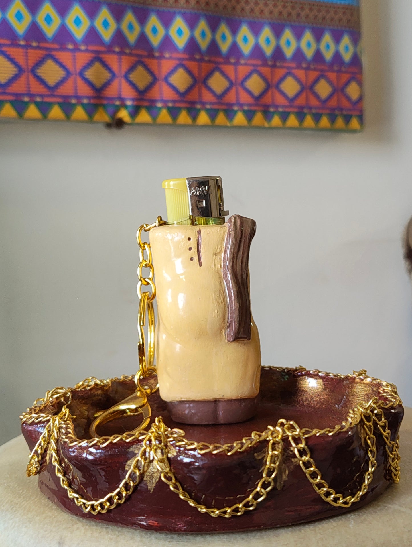 Maharaja Ashtray & Lighter Case