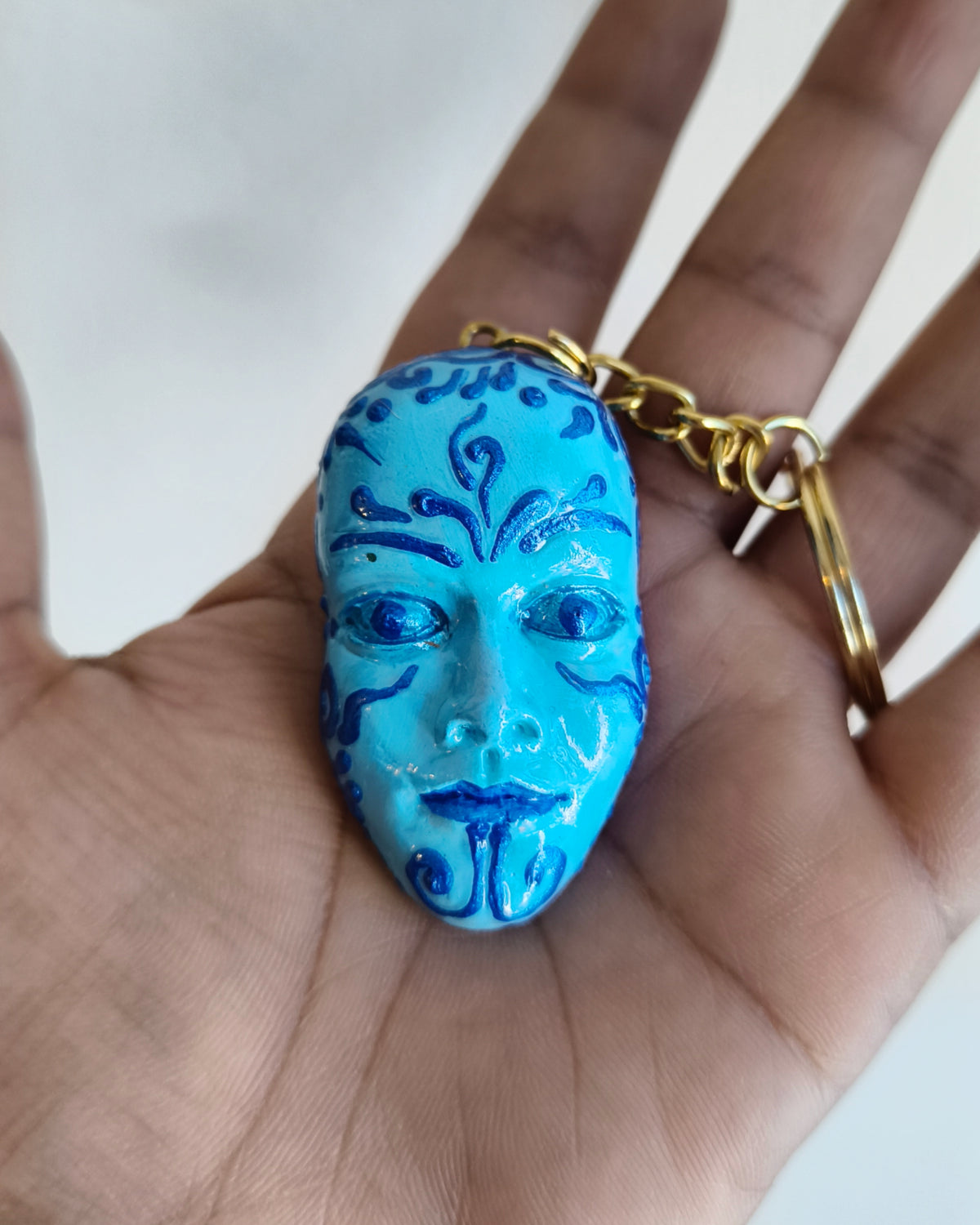 Faces Keyring