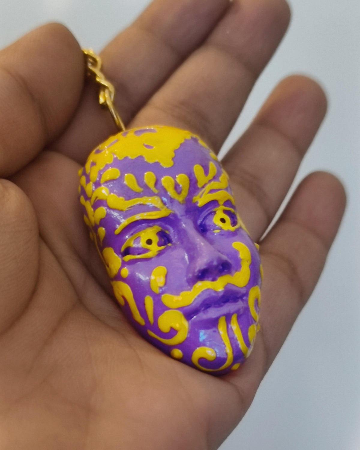 Faces Keyring