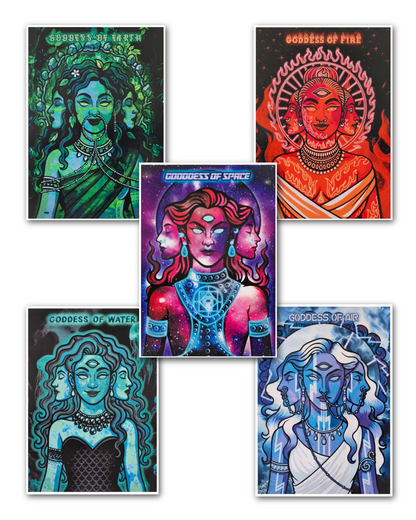 Elemental Posters Combo (5 pieces)